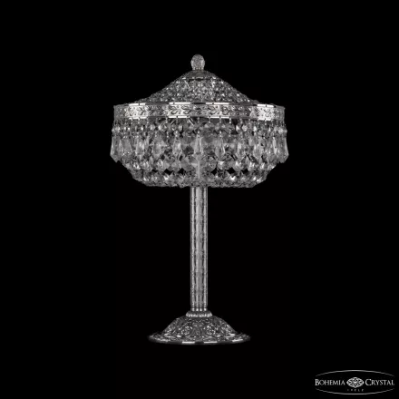 Настольная лампа хрустальная 19011L6/25IV Ni Bohemia Ivele Crystal