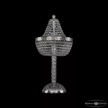 Настольная лампа хрустальная 19051L4/H/25IV Ni Bohemia Ivele Crystal