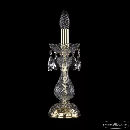 Настольная лампа хрустальная 1402L/1-31 G Bohemia Ivele Crystal