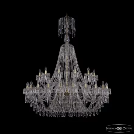 Люстра хрустальная 1403/24+12/530/XL-160 G Bohemia Ivele Crystal