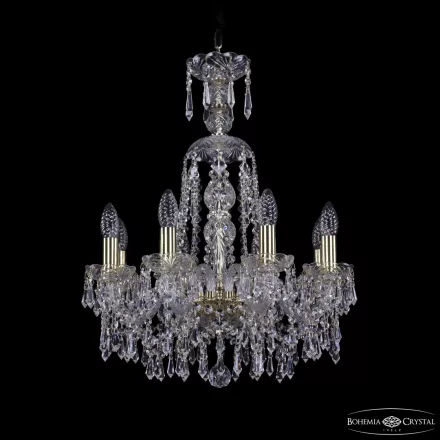 Люстра хрустальная 1403/8/160/XL-60 G Bohemia Ivele Crystal