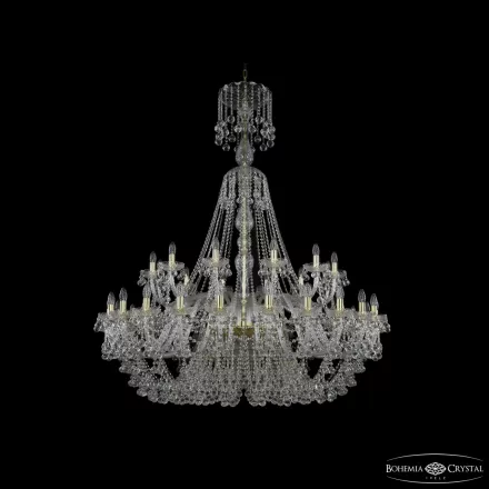 Люстра хрустальная 1409/24+12/530/XL-170 G Bohemia Ivele Crystal