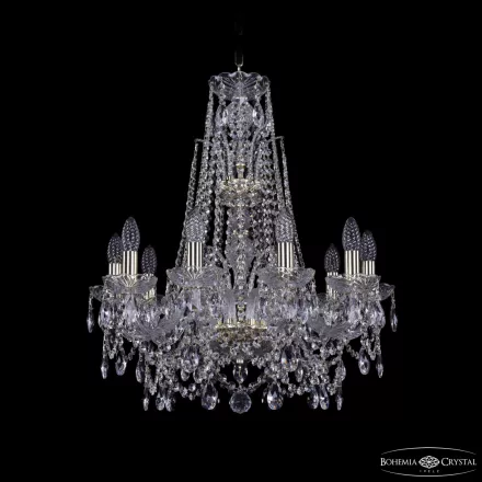 Люстра хрустальная 1411/10/195/XL-65 G Bohemia Ivele Crystal