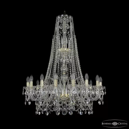 Люстра хрустальная 1411/16/300/XL-108 G Bohemia Ivele Crystal