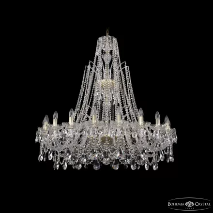 Люстра хрустальная 1411/20/400/XL-120 G Bohemia Ivele Crystal