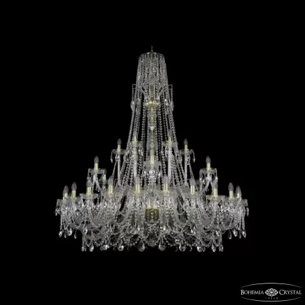 Люстра хрустальная 1411/24+6+6/530/XL-165 G Bohemia Ivele Crystal