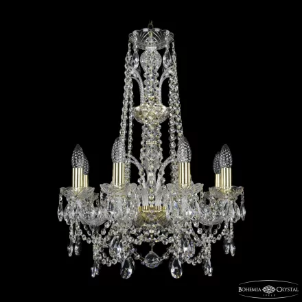 Люстра хрустальная 1411/8/160/XL-65 G Bohemia Ivele Crystal