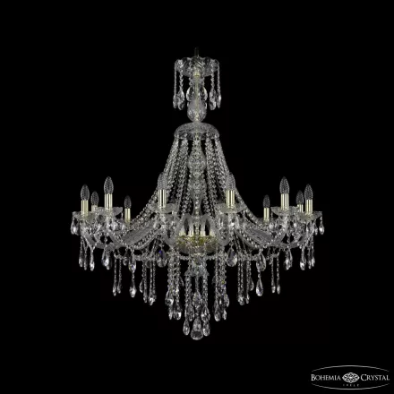 Люстра хрустальная 1415/12/360/XL-113 G Bohemia Ivele Crystal