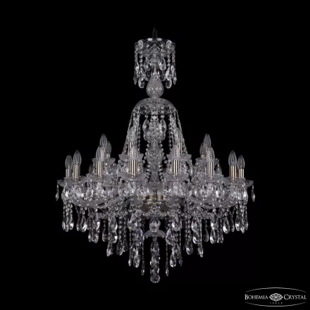 Люстра хрустальная 1415/16+8/300/XL-106 Pa Bohemia Ivele Crystal