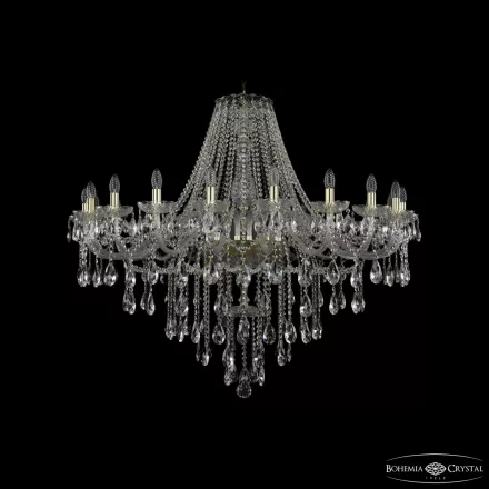 Люстра хрустальная 1415/20/460 G Bohemia Ivele Crystal