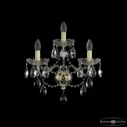 Бра хрустальные 1415B/2+1/200/XL G Bohemia Ivele Crystal