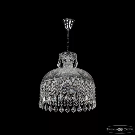 Подвесной светильник с хрусталём 14781/35 Ni Leafs Bohemia Ivele Crystal