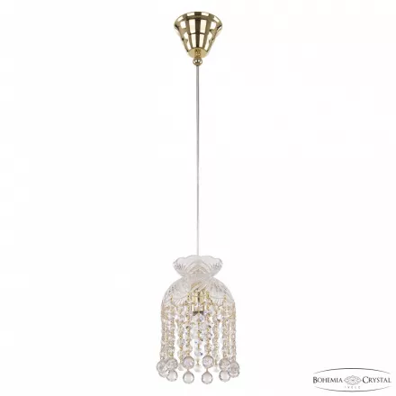 Подвесной светильник с хрусталём 14781P/13 G Balls Bohemia Ivele Crystal