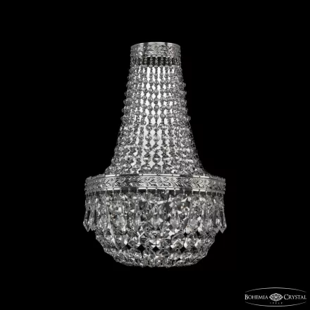 Бра хрустальные 19011B/H2/20IV Ni Bohemia Ivele Crystal