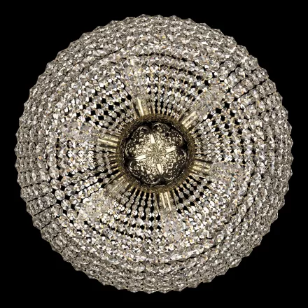 Люстра потолочная хрустальная 19111/25IV Ni Bohemia Ivele Crystal