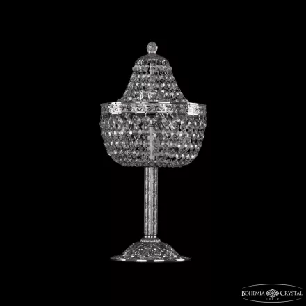 Настольная лампа хрустальная 19111L6/H/20IV Ni Bohemia Ivele Crystal