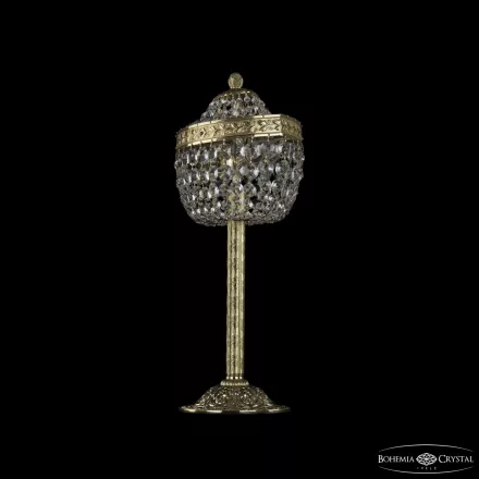 Настольная лампа хрустальная 19113L6/35IV G Bohemia Ivele Crystal
