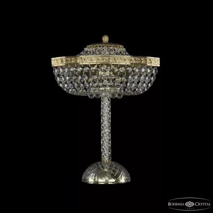 Настольная лампа хрустальная 19283L4/35IV G Bohemia Ivele Crystal