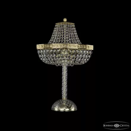 Настольная лампа хрустальная 19283L4/H/35IV G Bohemia Ivele Crystal