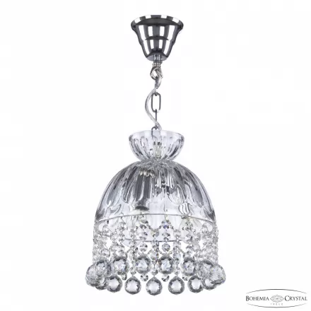 Подвесной светильник с хрусталём 5478/22 Ni Clear/M-1H Balls Bohemia Ivele Crystal