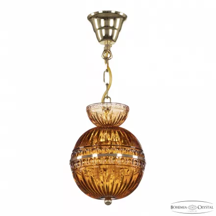 Подвесной светильник с хрусталём 5480/17 G Amber/M-1G Bohemia Ivele Crystal