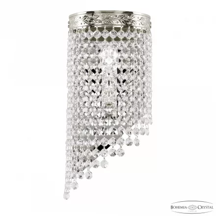 Бра хрустальные 83401BL/15IV-33 Ni R Bohemia Ivele Crystal